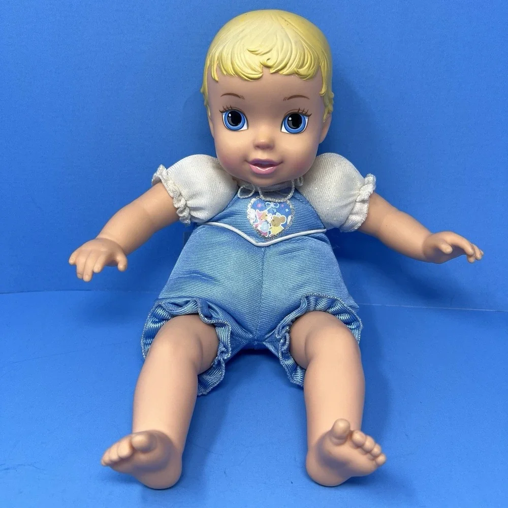 Disney Tollytots Cinderella My First Baby Doll 12 inch Soft Body Princess‎ Toy